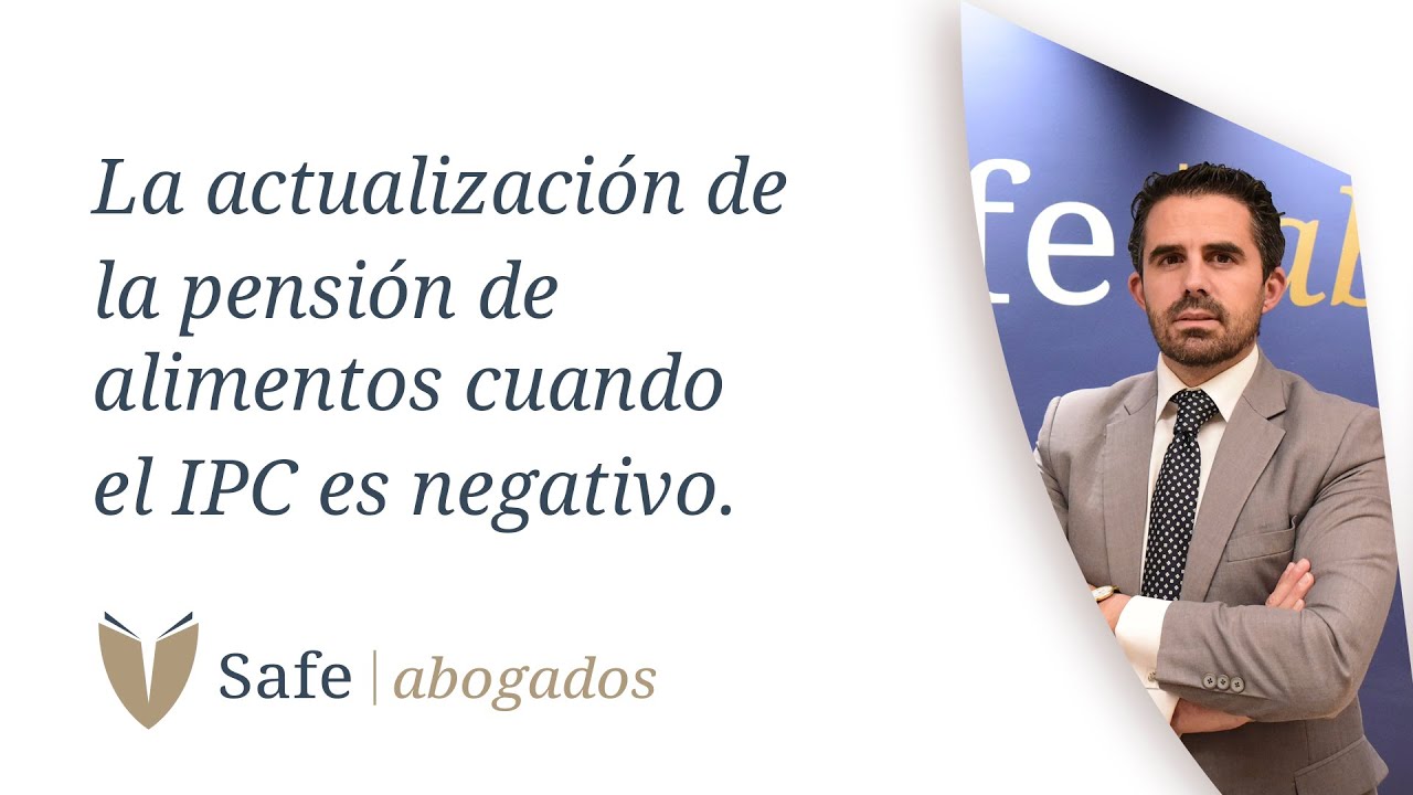 La actualización de la pensión de alimentos cuando el ipc es negativo