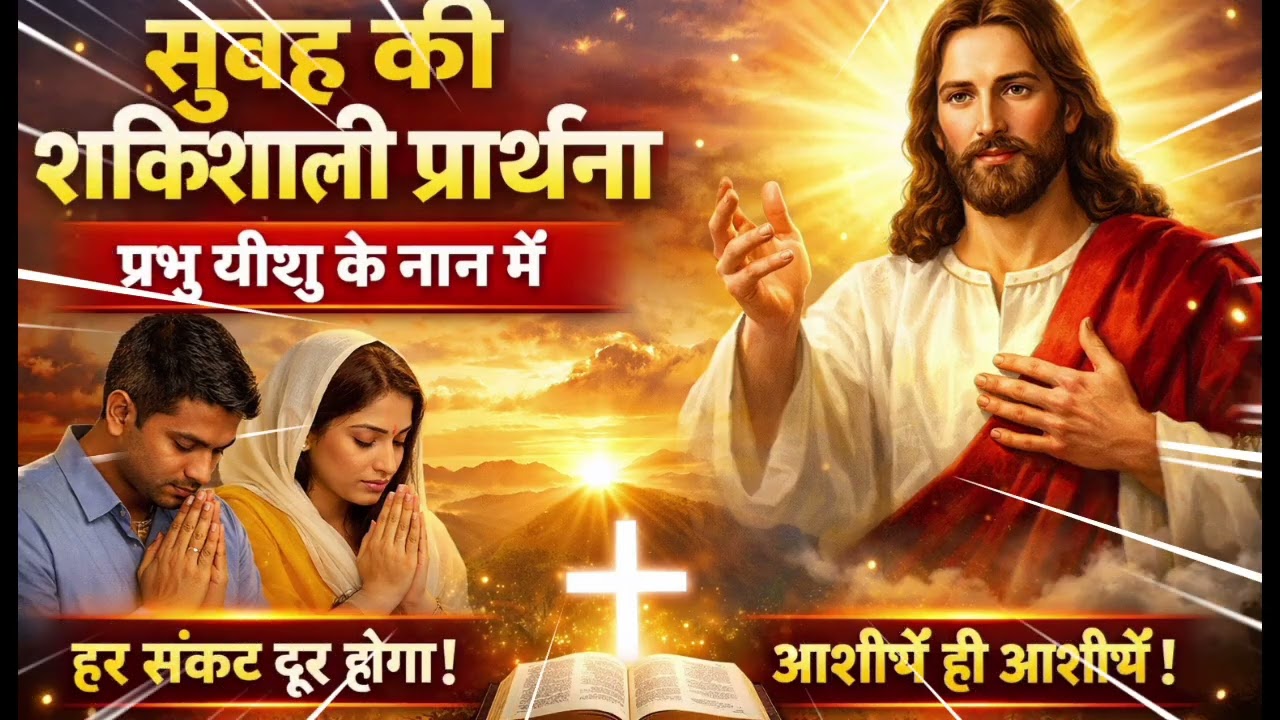 सुबह की शक्तिशाली प्रार्थना | Prabhu Yesu ke Naam Mein | Morning Prayer Hindi
