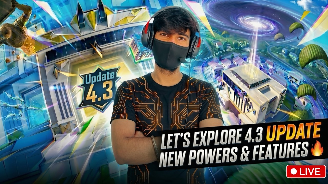 BGMI 4.3 UPDATE IS LIVE! 🔥 EXPLORING NEW POWERS & FEATURES | #bgmilive #shortslive #pubglive #new