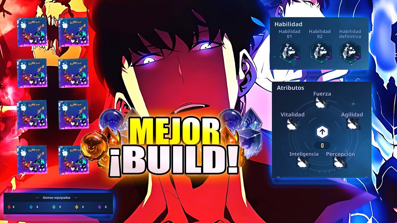 ¡La NUEVA MEJOR BUILD de JINWOO! (MEJORES ARTEFACTOS, NÚCLEOS, GEMAS) Solo Leveling: Arise