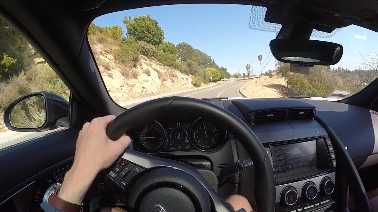 2017 Jaguar F-Type R - Mountain POV Drive