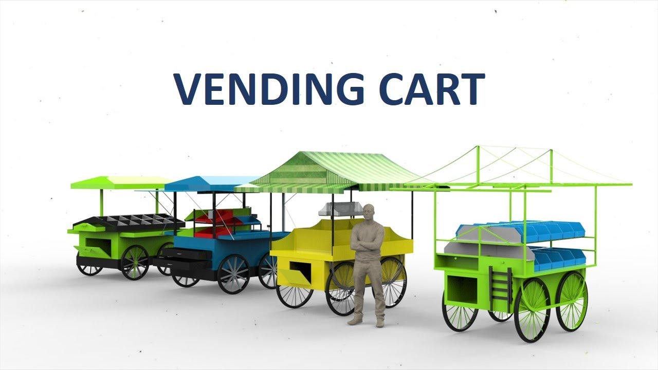 Five Wheel Vending Cart for Fruits and Vegetables | Open Source | Local Manufacturing | RuTag IITM
