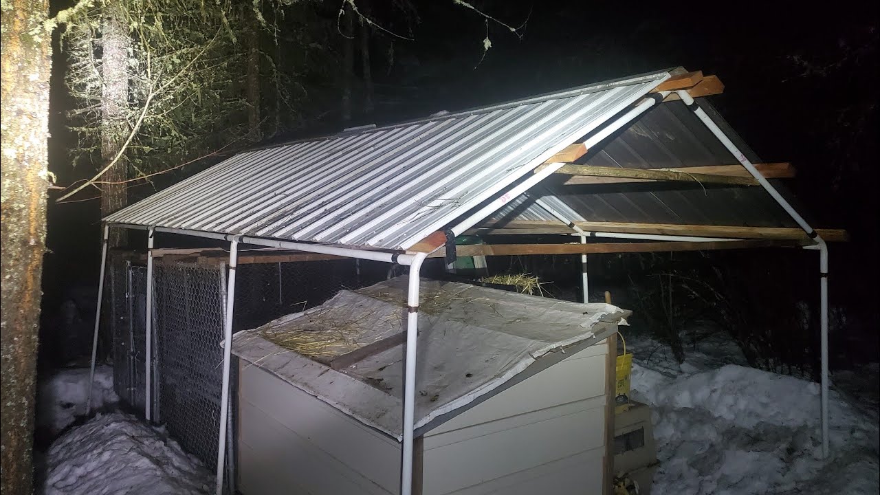 Adding Metal Roofing Onto Portable Carport/Shelter - Harbor Freight Shelterlogic