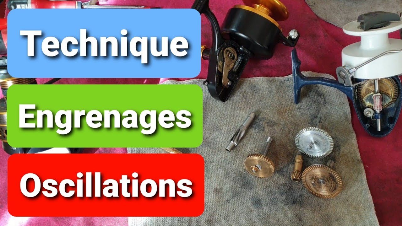 ENGRENAGES et OSCILLATION | Moulinets de Pêche en Surfcasting