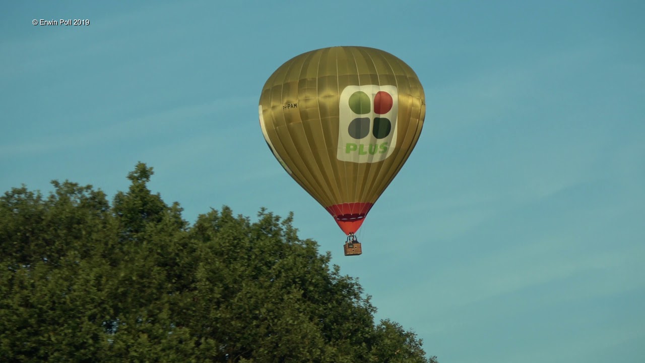 Hot Air Balloons Luchtballonnen Amersfoort to Barneveld Meeomhoog Ballonvaarten 22-7-2019