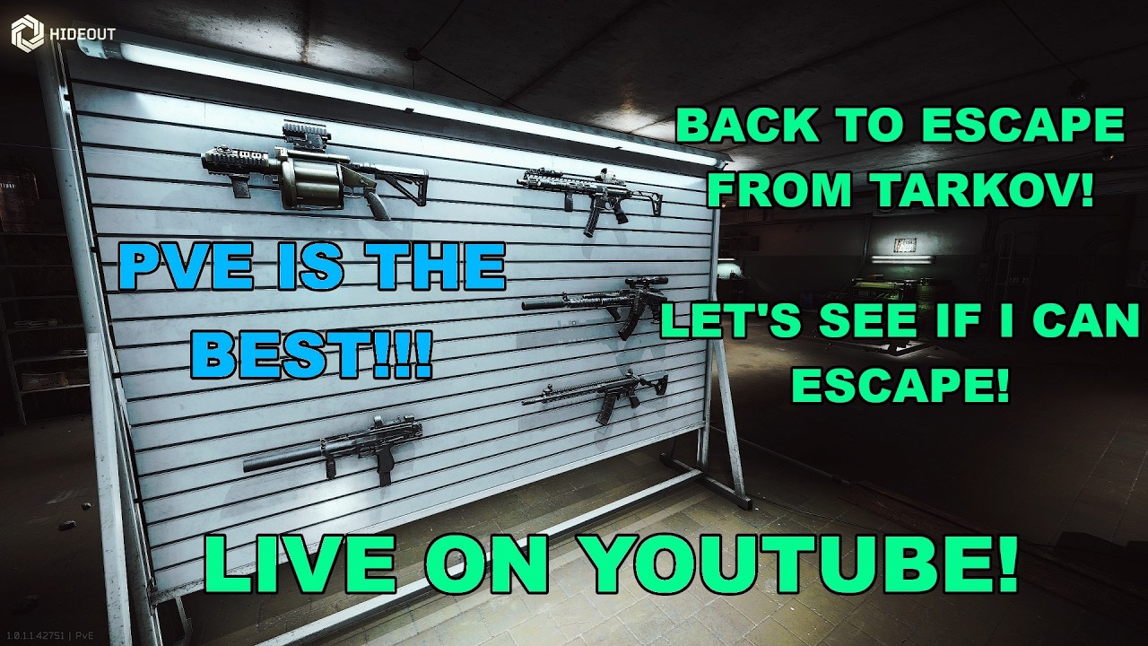 🔴LIVE | ESCAPING TARKOV THE PVE EDITION! | Escape From Tarkov | #escapefromtarkov #livegaming
