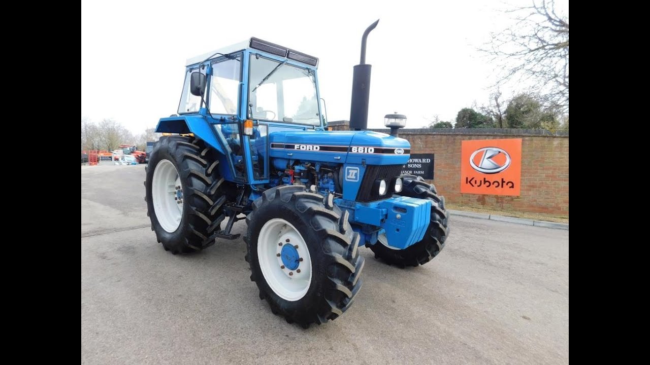 FORD 6610 4x4 TRACTOR WALKROUND VIDEO