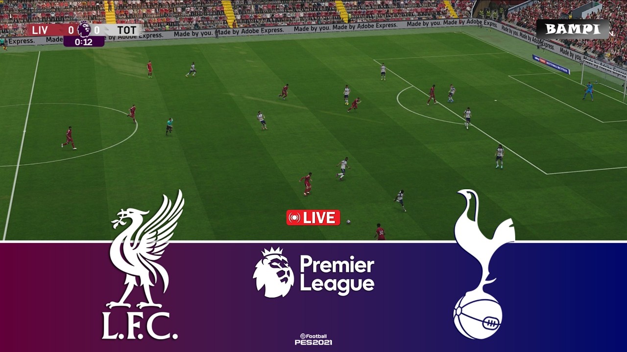 🔴LIVE : Liverpool vs Tottenham - Premier League 2025/26 - Video Game Simulation