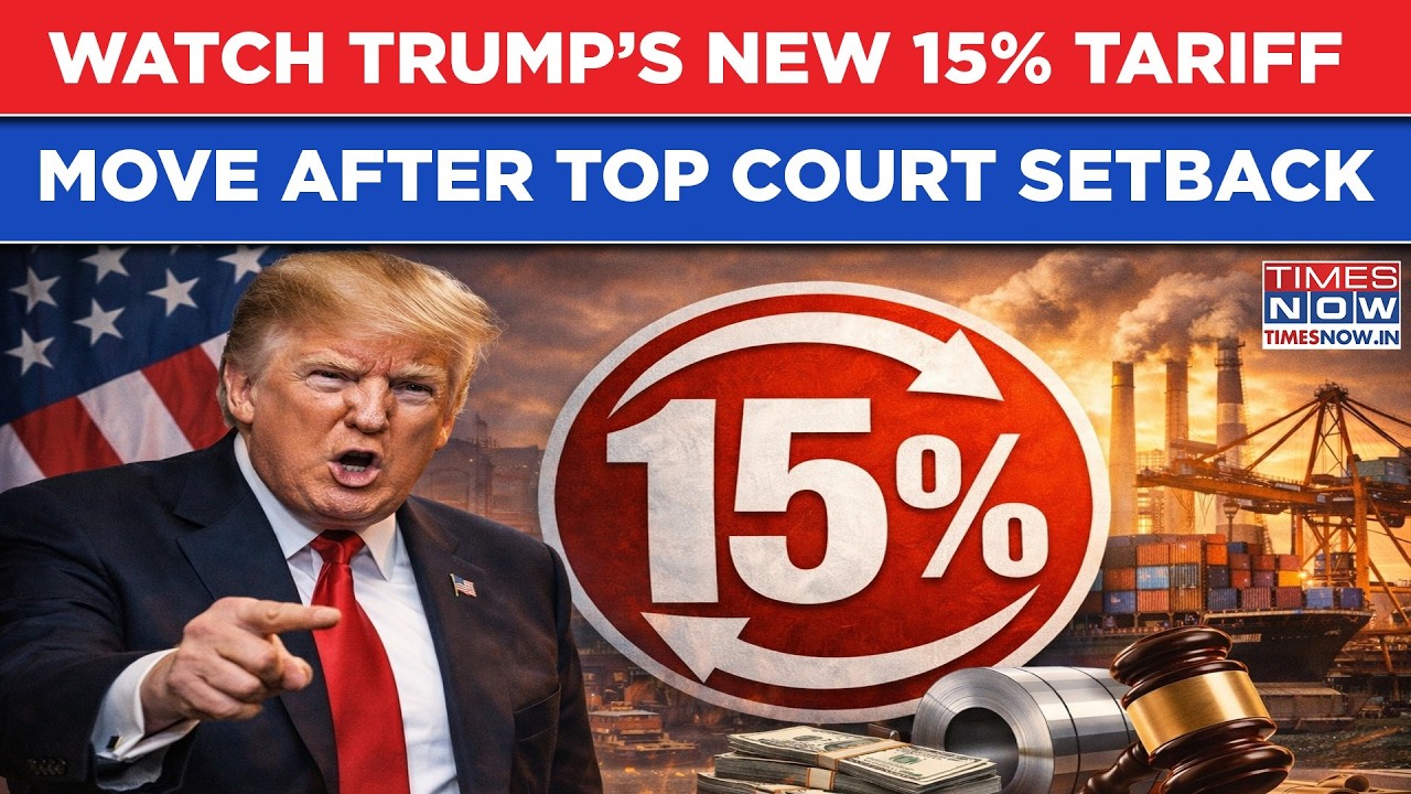 Trump Unleashes Fury, Hikes Tariffs to 15% After Top Court Ruling, Says US Ripped Off For Decades