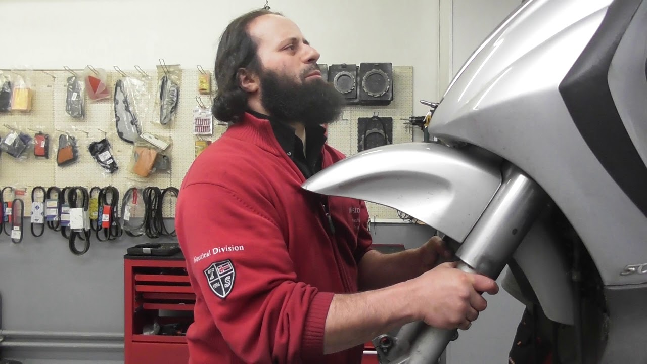 piaggio beverly 500 voorvork lagers deel2