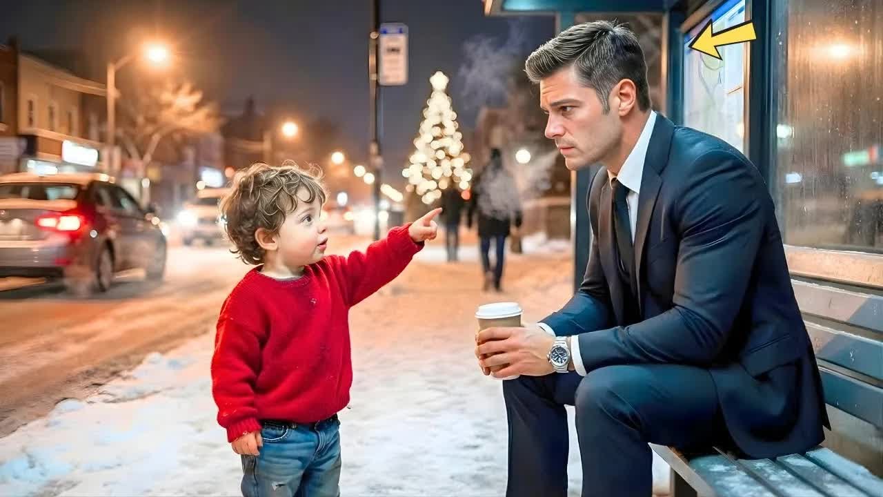 „Mama sagte, der Weihnachtsmann vergaß uns wieder…“ – Junge trifft Milliardär an Bushaltestelle