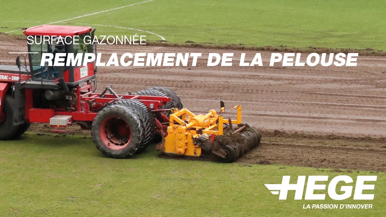 Stade de la Meinau - Remplacement de la pelouse - Hege Sols Sportifs