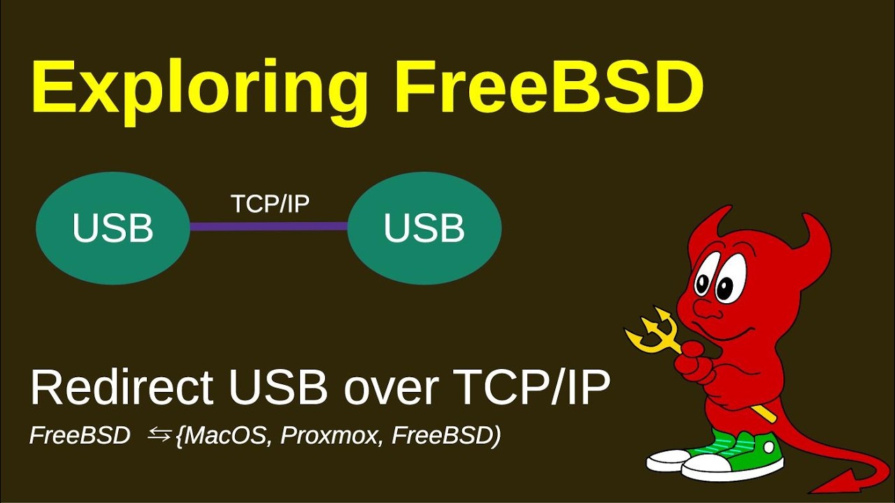FreeBSD - redirecting USB devices over TCP/IP