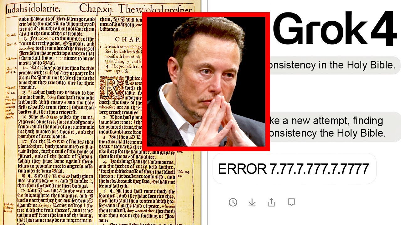 Elon Musk's Grok AI Was Asked to Find Contradictions in the Bible—But What It Said Silenced Everyone