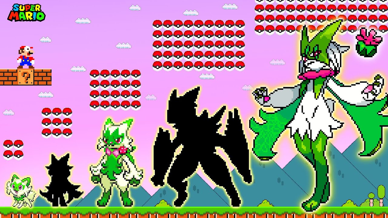 What if Pokemon had more Evolution Stages in Super Mario Bros ?