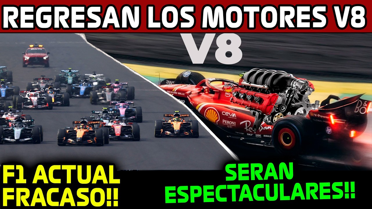 V8 ENGINES RETURN TO SAVE FORMULA 1!! CURRENT F1 IS FAILING WITH ITS CARS!! F1 NEWS 2026