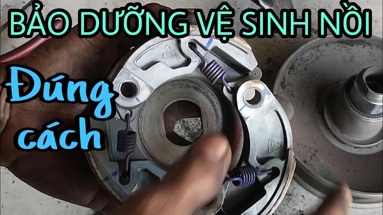 Cách bảo dưỡng vệ sinh nồi xe tay ga