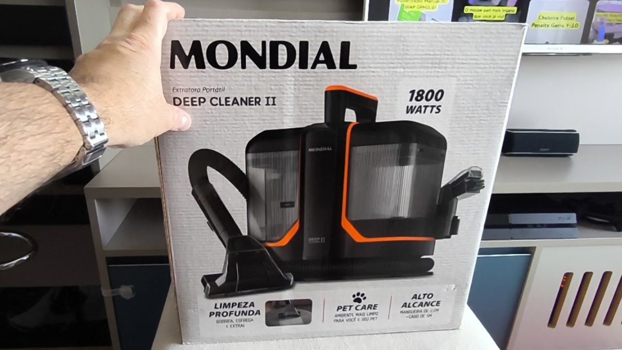 🔥A Mais POTENTE Extratora? Deep Cleaner II – Unboxing + Comparação com WAP W2 e W3