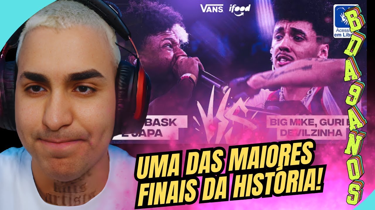 KANT REAGE A (INSANO!) KROY, BASK E JAPA X BIG MIKE, GURI E DEVILZINHA | GRANDE FINAL |