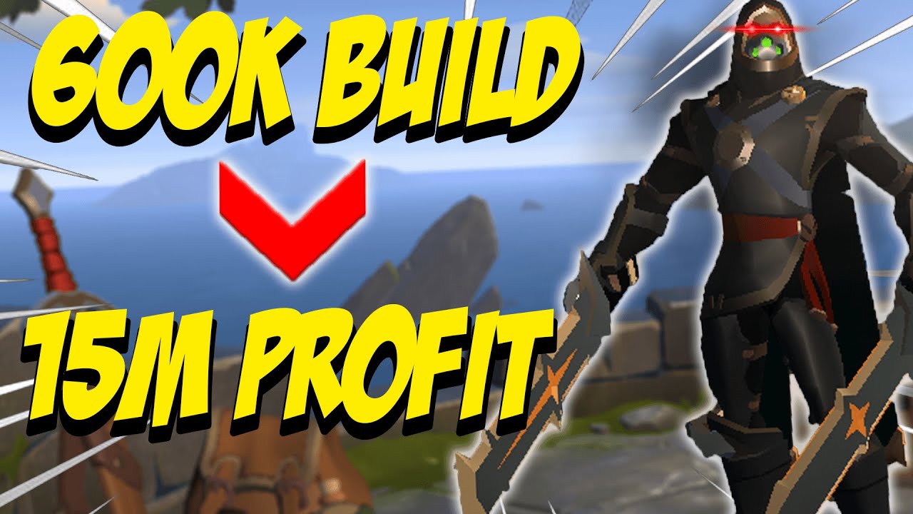 600K BUILD 15M PROFIT !!! NEW DUAL SWORD SOLO PVP & BUILD ( Albion Online  )