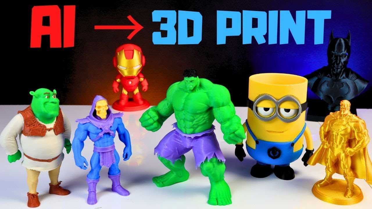 From AI to 3D Print: Bringing FAVORITE CHARACTERS to Life