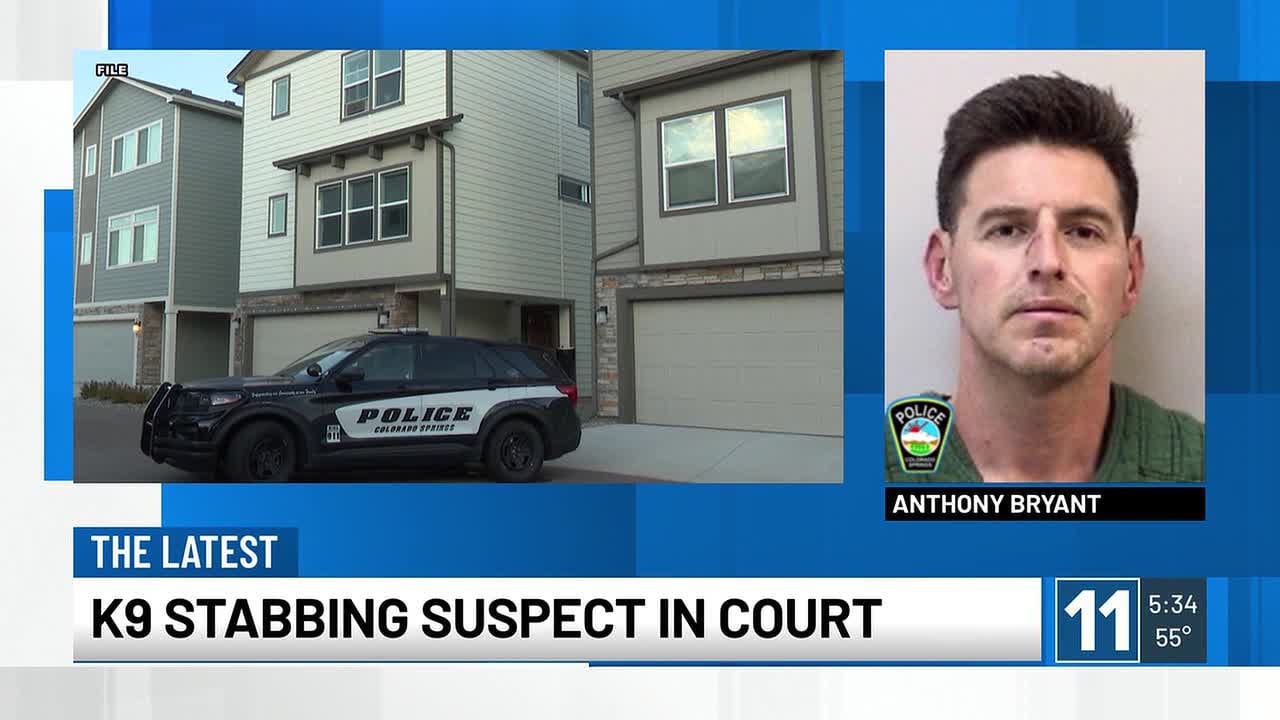 Man accused of stabbing CSPD K9 heading to trial