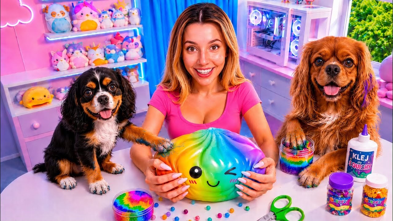 MOJE PIESKI DECYDUJĄ O VIRALOWYCH SQUISHY! 😍🐶