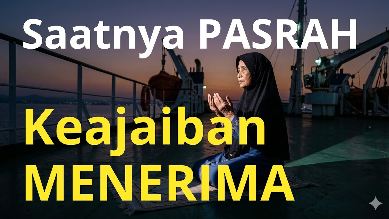 Luar Biasa!! Keajaiban Menerima!! Pasrah Adalah Gerbang Penyelesaian Masalah!!