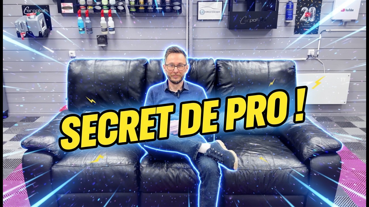 Comment sauver un canapé en cuir encrassé (Transformation 15 min)!