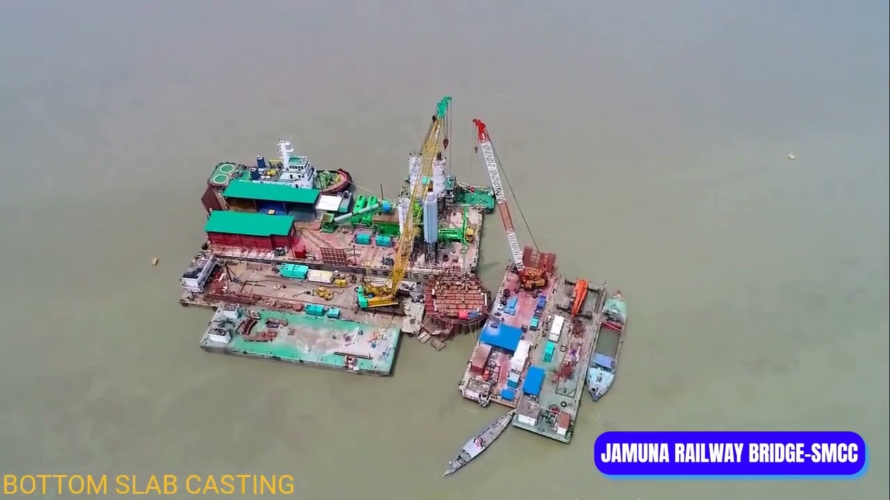 Jamuna Railway Bridge 1st to End full view.