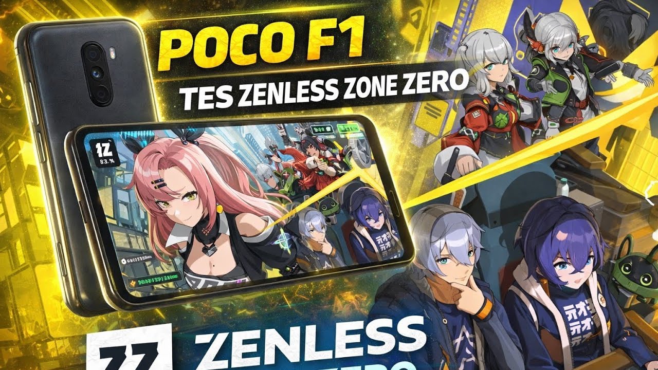 POCO F1 TES ZENLESS ZONE ZERO 🔥