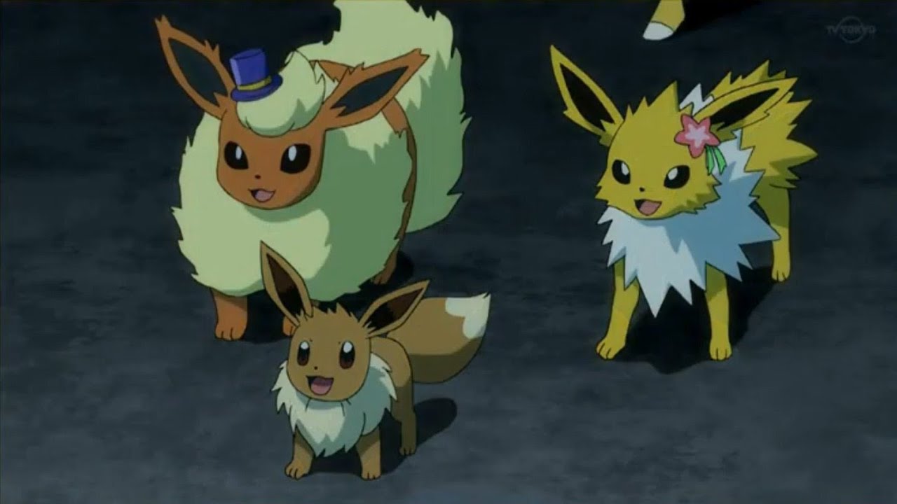 Eevee meet Flareon and Jolteon [AMV] - A new adventure | pokemon journeys episode - 98