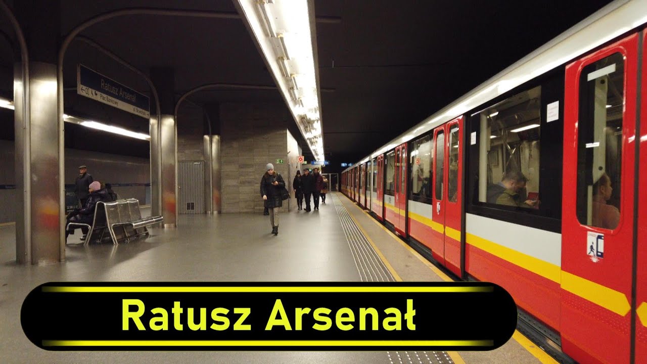 Metro Station Ratusz Arsenał - Warsaw 🇵🇱 - Walkthrough 🚶