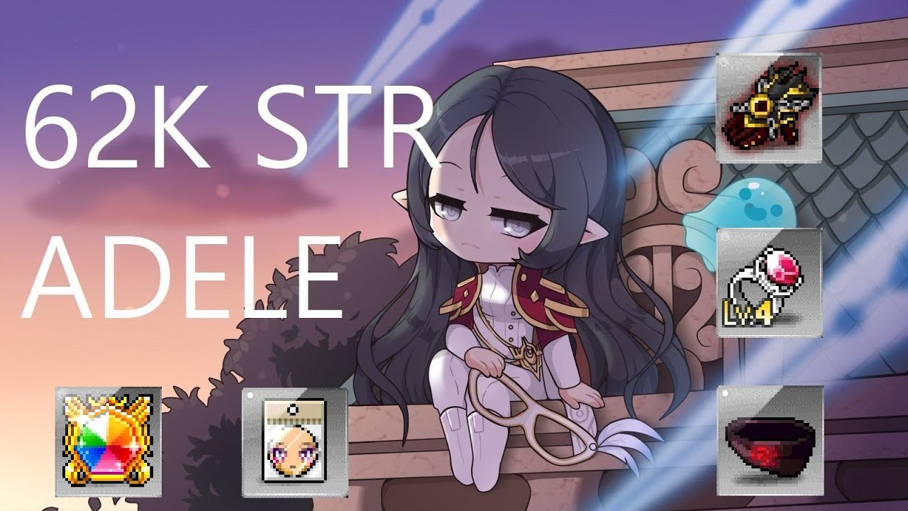 [MapleStory] GMS Reboot - Lvl 283 62k STR Adele Gear Video 2.0