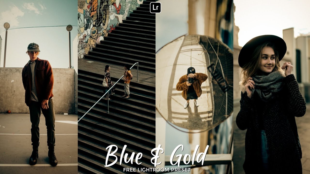Blue & Gold Preset | Lightroom Mobile Preset Free DNG | lightroom tutorial | lightroom preset