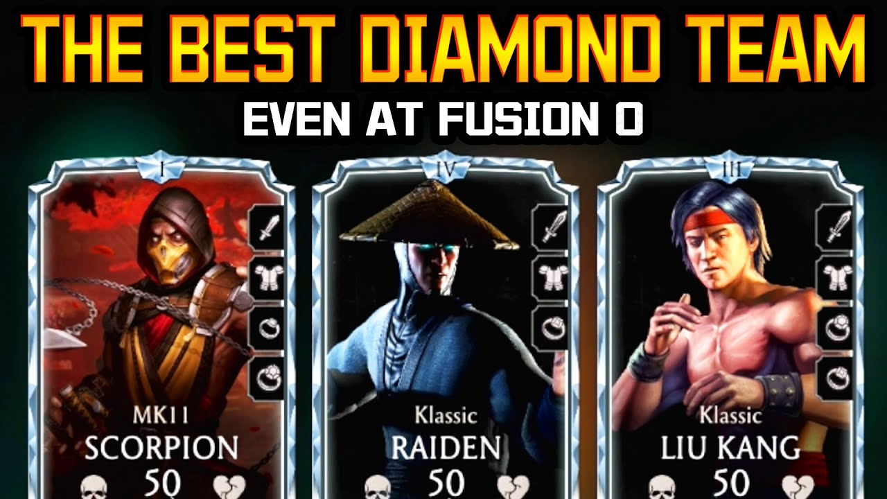This Is The Best Diamond Team in MK Mobile! Beat Hardest Fatal Tower Battles at ANY FUSION!