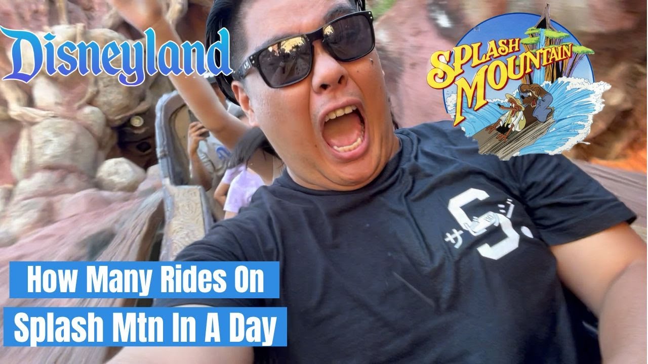 Splash Mountain Challenge | How Many Rides In A Day | Disneyland Resort
