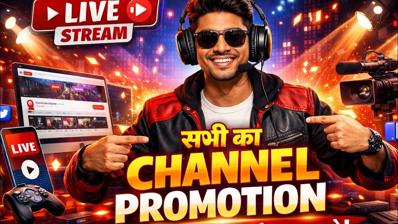 सभी के चैनल का promotion करेंगे