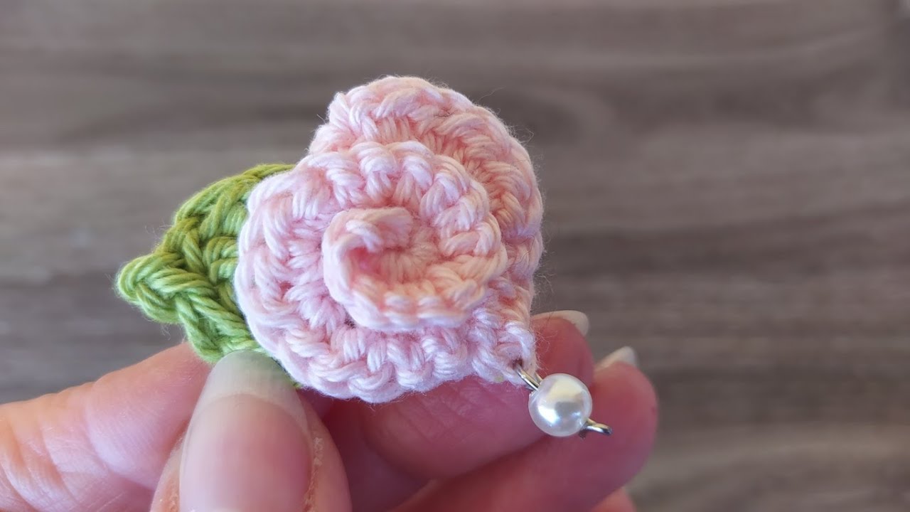 Mini Cuore ad Uncinetto Applicazione Tutorial 💝 Corazon Crochet 🌷 Small Heart Applique Crochet 💜