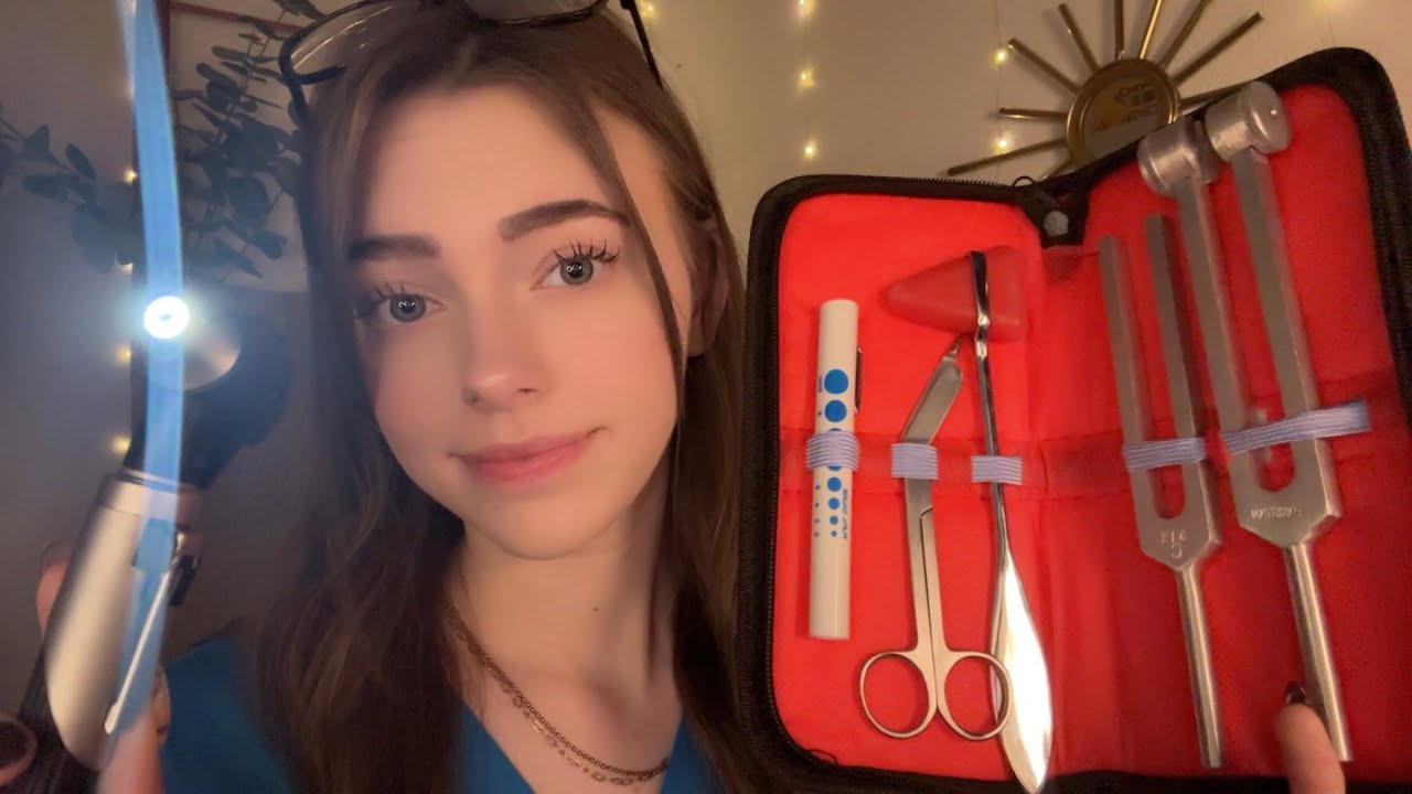 ASMR Detailed And Relaxing Cranial Nerve Exam 🩺