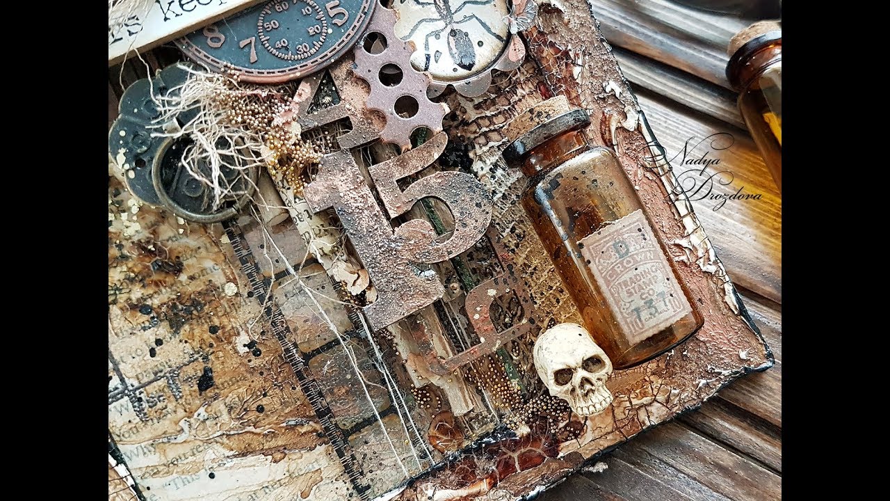 Mixed media Tag "Belongings to the witch"))