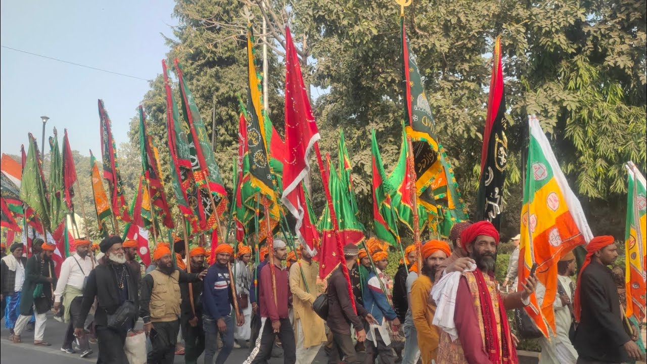 Part 6 Kaliyar se Ajmer Paidal Yatra 24 Din Dargah Nizamuddin Auliya jiyarat