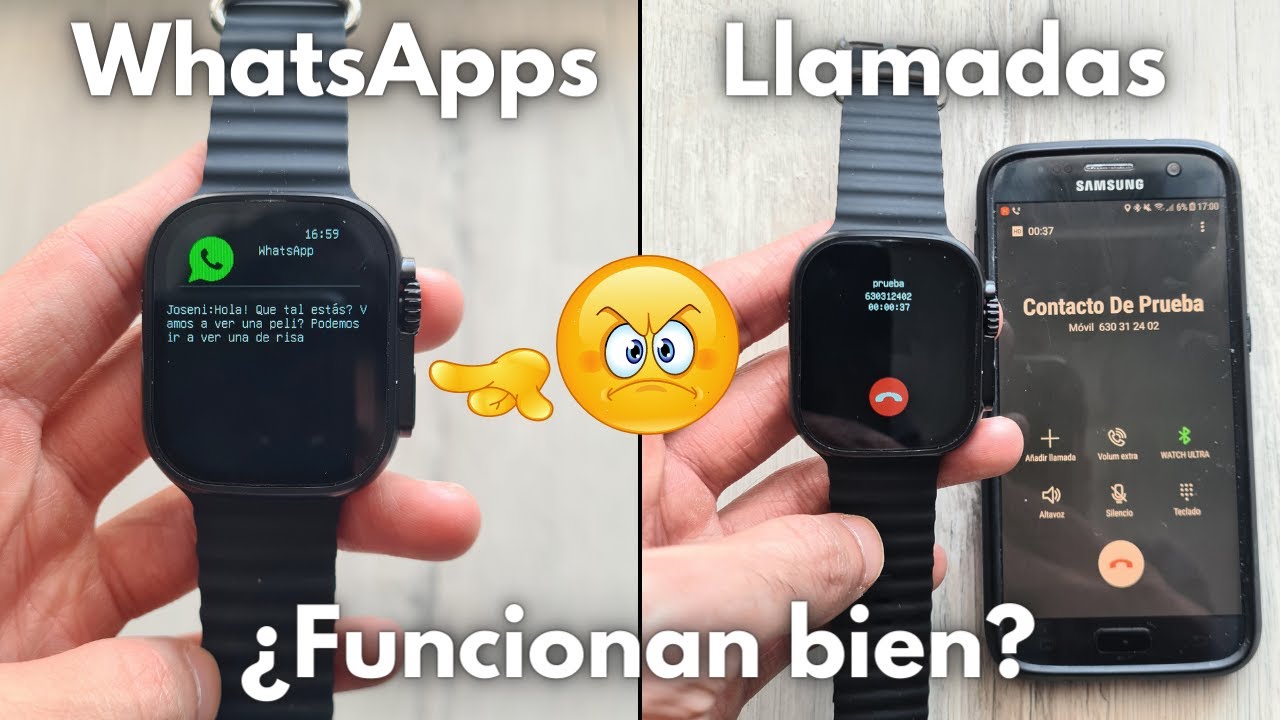¿WhatsApp y Llamadas en el Smartwatch i10 Ultra Max? Hiwatch Plus lo ha vuelto hacer 🤦‍♂️