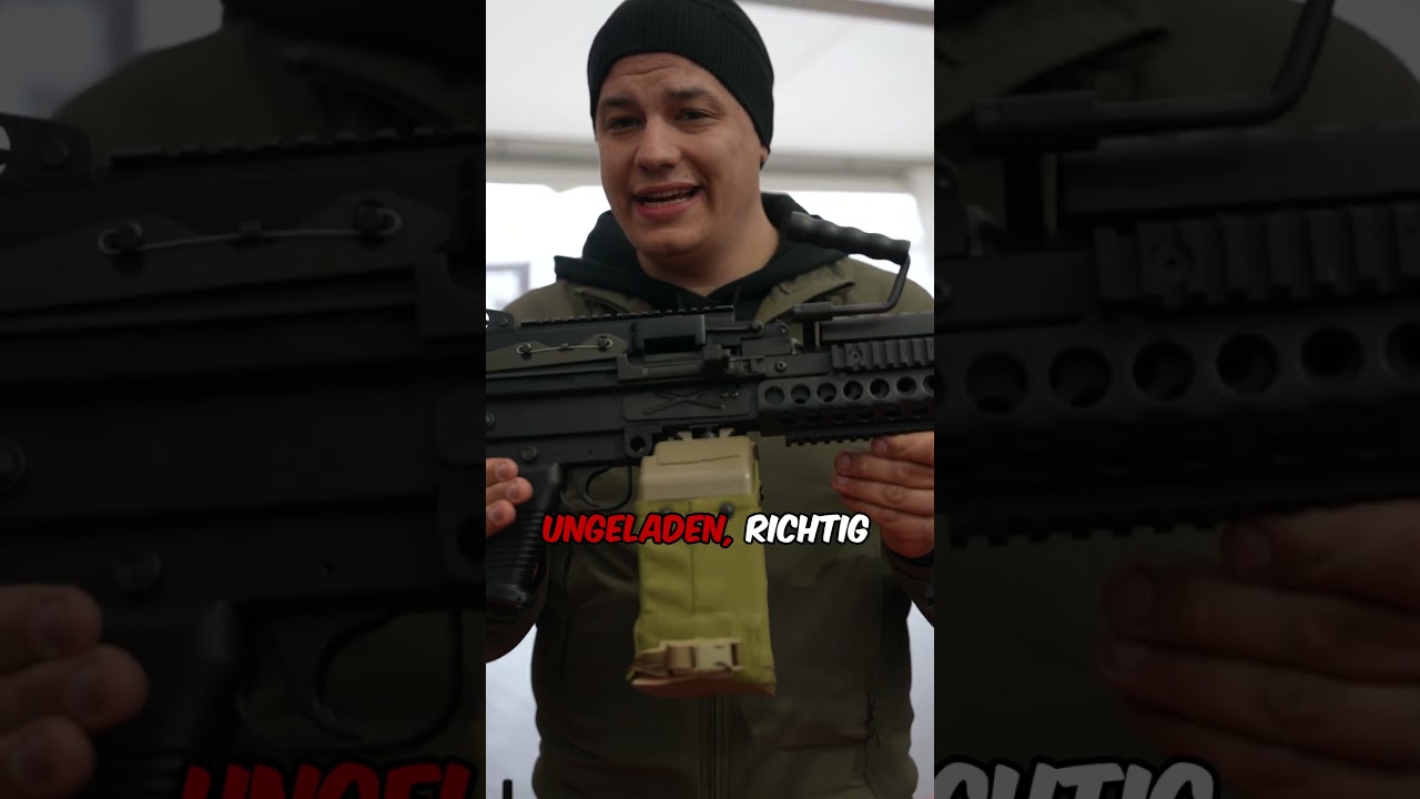11kg Airsoft gun!🏋️‍♂️ MK 48 Lambda Defence