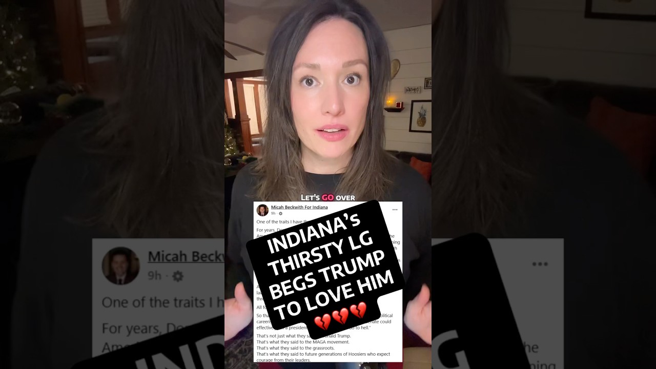 INDIANA LG Posts THIRSTY Plea to Trump