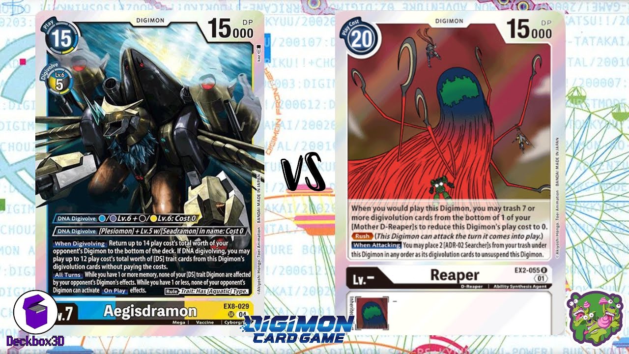 DIGIMON TCG: Local match Deep Savers (Blue) vs D-Reaper (White) | OOPS!