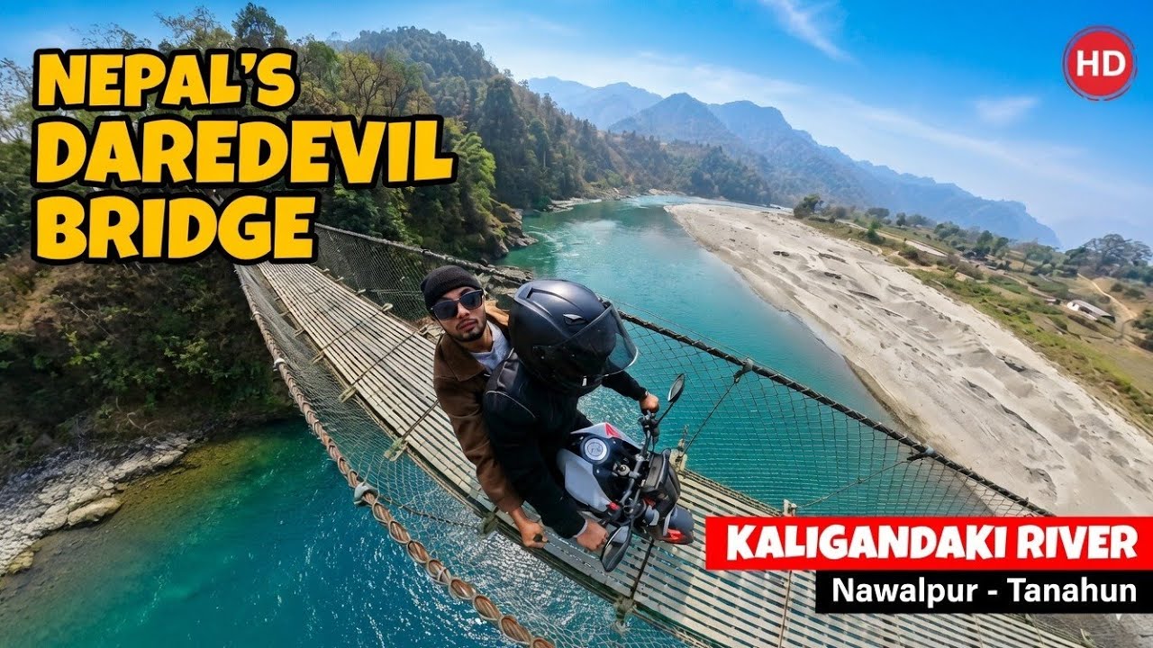 Mama Ko Sasurali Gauma😁🤣 Chahal Pahal😁🤣 Didai // Attractive View Of Kaligandaki River In Nepal 🇳🇵