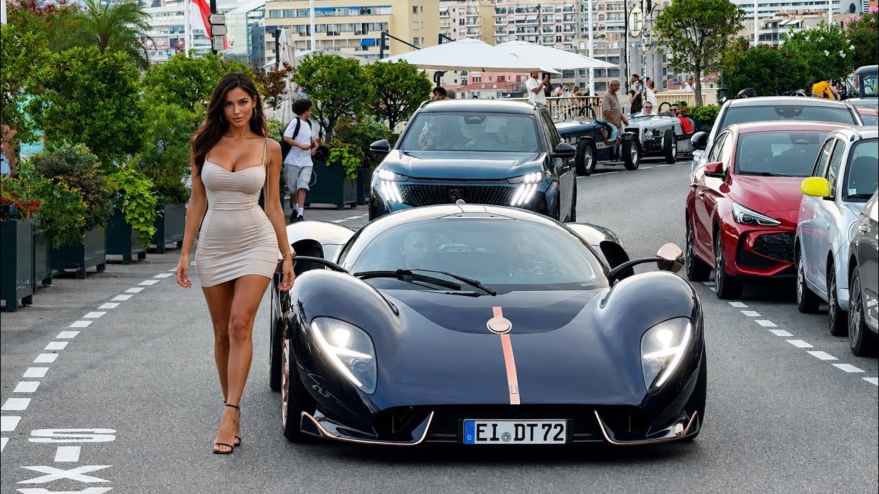 De Tomaso P72 New Million Hypercar Rolling Through the Street of Monaco |Carspotting  @emman25MC