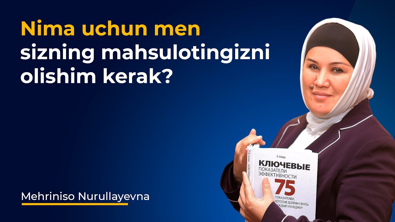 Nima uchun men sizning mahsulotingizni olishim kerak?
