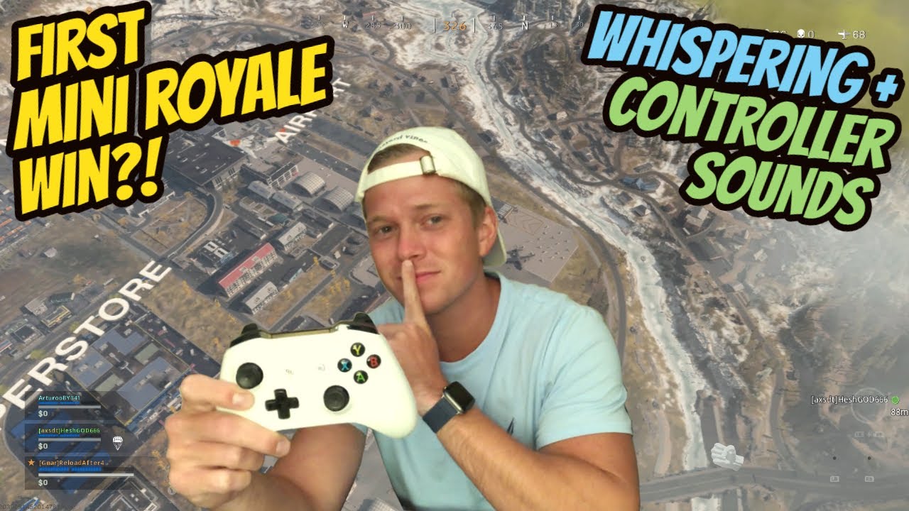 ASMR Gaming: COD Warzone | First Mini Royale Win?! - Whispering & Controller Sounds